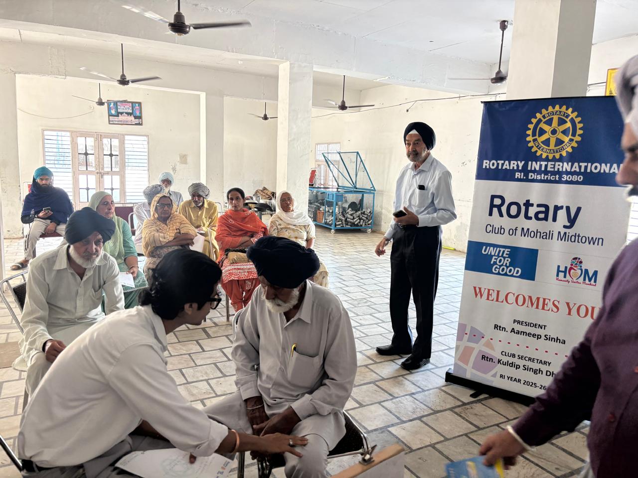 Eyes Checkup Camp – 4 RY 2025-26