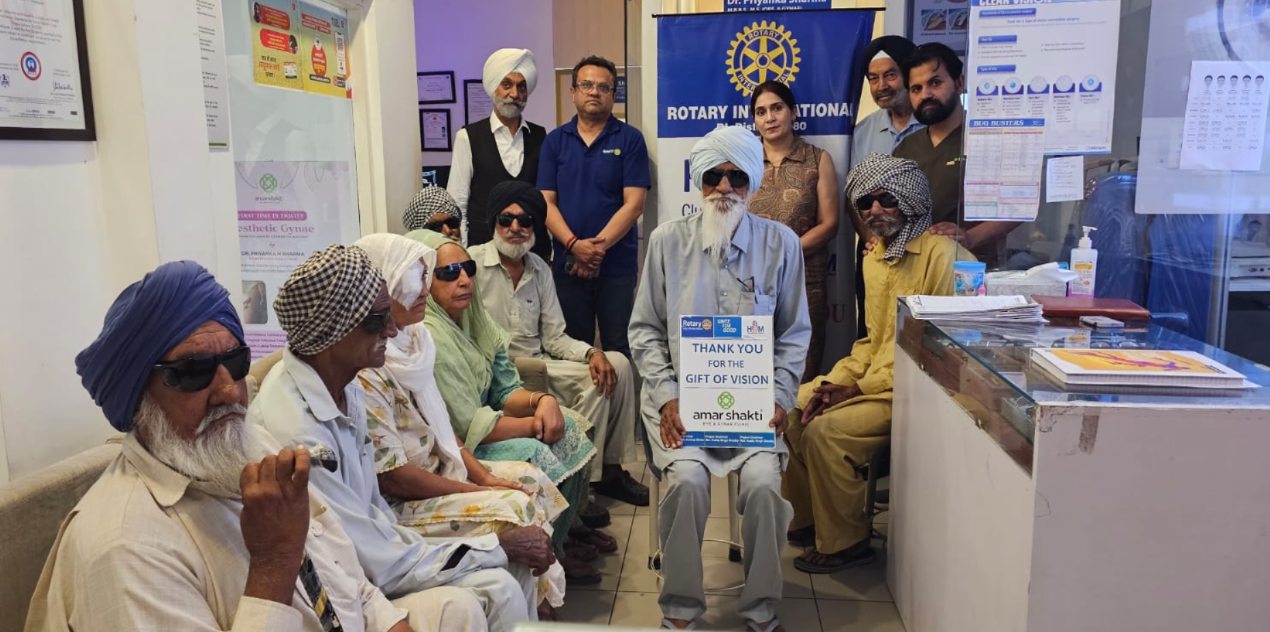 A gift of sight to 9 patients